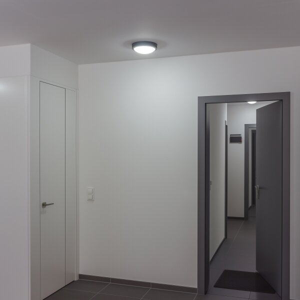 Brilagi - LED Vonkajšie stropné svietidlo LED/20W/230V pr. 23 cm IP54 antracit