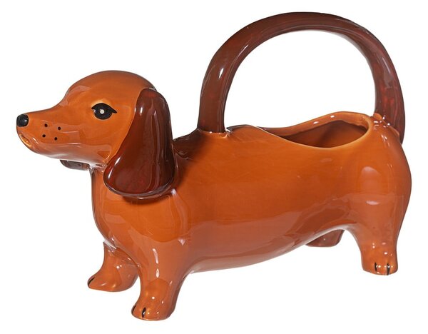 Porcelánová kanvička na zalievanie Sausage Dog – Sass & Belle