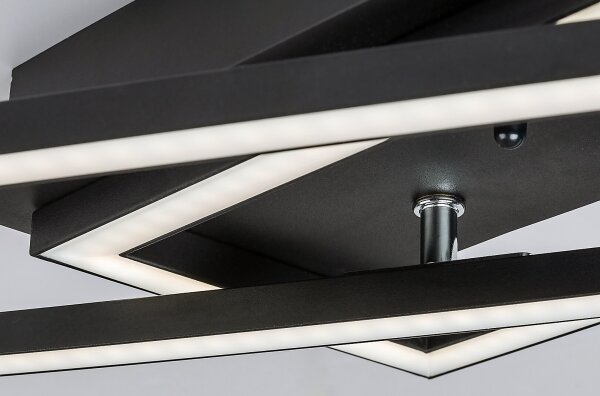 Rabalux 71004 - LED stmievateľné stropné svietidlo NEFERTUM LED/38W/230V + diaľkový ovládač