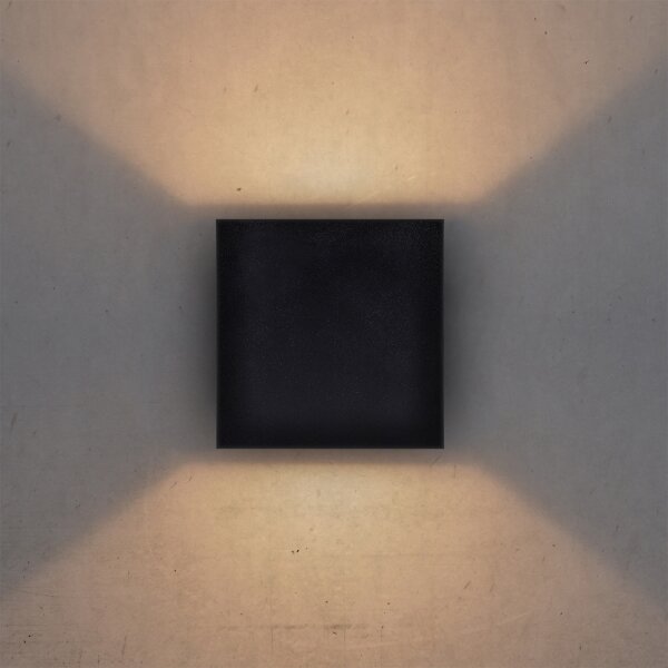 Brilagi - LED Vonkajšie nástenné svietidlo CUBE LED/6W/230V IP54