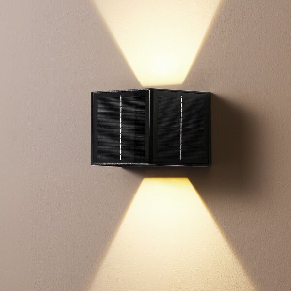 Brilagi - LED Solárne nástenné svietidlo SOLAR CUBE LED/2W/3,2V 1300 mAh IP54