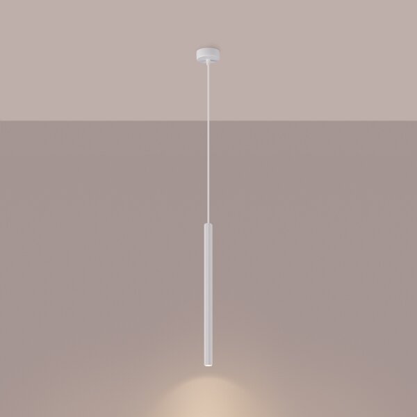 Sollux SL.1337 - Luster na lanku ARCHE 1xG9/8W/230V biela