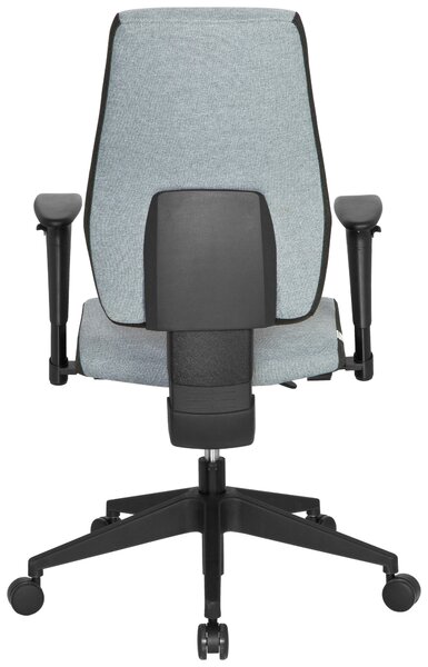 OTOČNÁ STOLIČKA, plochá tkanina, sivá, čierna MID.YOU - Online Only kancelárie, Online Only