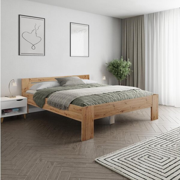 NovýNábytok.sk Manželská posteľ 180x200 cm Boyard (dub artisan). Vlastná spoľahlivá doprava až k Vám domov. 1119509