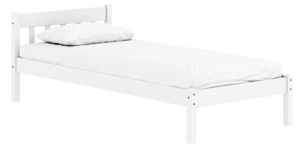 NovýNábytok.sk Jednolôžková posteľ 90x200 cm Malil (biela). Vlastná spoľahlivá doprava až k Vám domov. 1119523