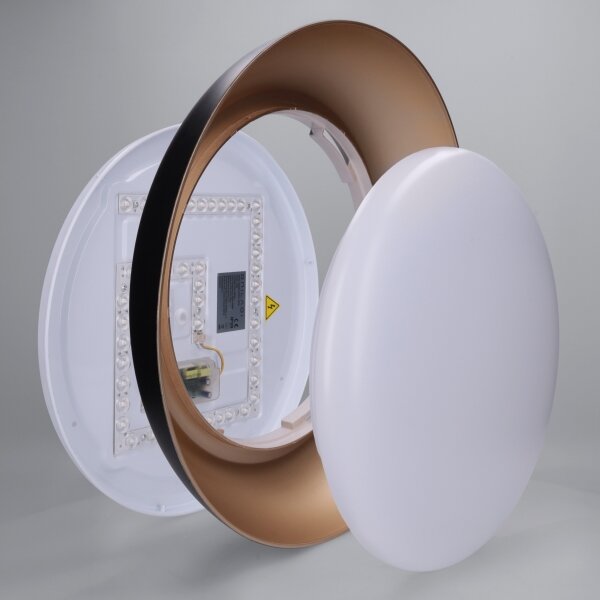 Brilagi-LED Stmievateľné svietidlo ALVA LED/48W/230V 3000-6500K pr. 51 cm čierna+DO