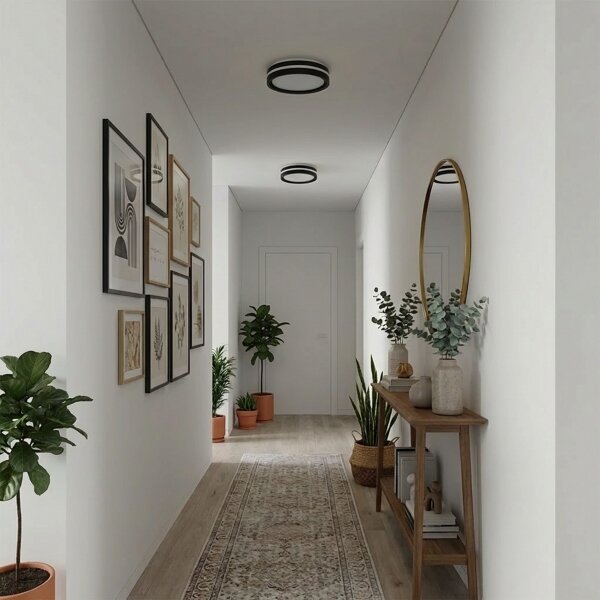 Brilagi - LED stropné svietidlo NAOMI LED/24W/230V pr. 28,5 cm čierne