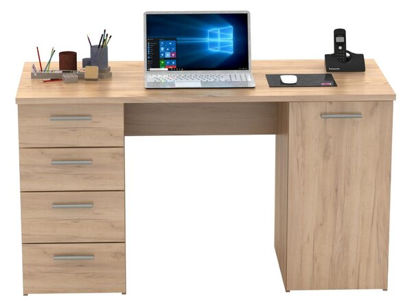 NovýNábytok.sk PC stolík Telur (dub artisan). Vlastná spoľahlivá doprava až k Vám domov. 1119636