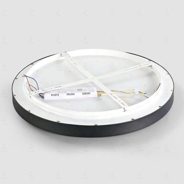 Brilagi - stmievateľné LED svietidlo GLASS POOL DOUBLE LED/60W/230V 50 cm čierne + diaľkové ovládanie