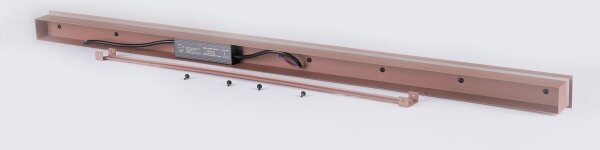 Brilagi-LED Vonkajšie nástenné svietidlo LINEAR LED/32W/230V 3000K IP65 140 cm hnedé CRI 90