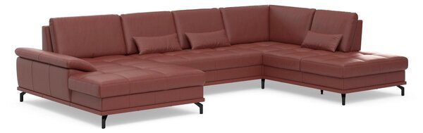 SEDACIA SÚPRAVA, koža, červenohnedá Sit & More - Sedačky, Online Only