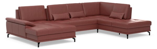 SEDACIA SÚPRAVA, koža, červenohnedá Sit & More - Sedačky, Online Only