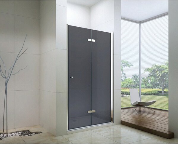 Mexen LIMA sprchové skladacie dvere do otvoru 80 cm, šedá, 856-080-000-01-40
