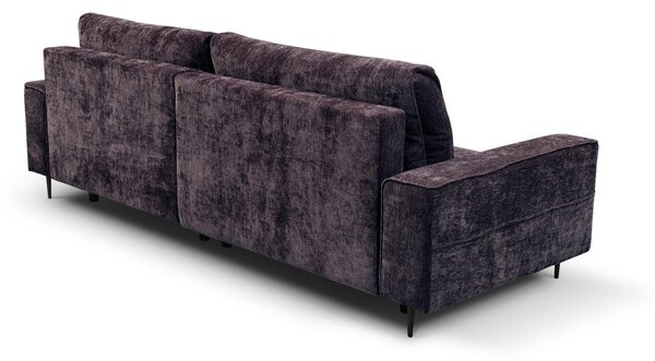 ROHOVÁ SEDAČKA, textil, černicová MID.YOU - Sedačky, Online Only