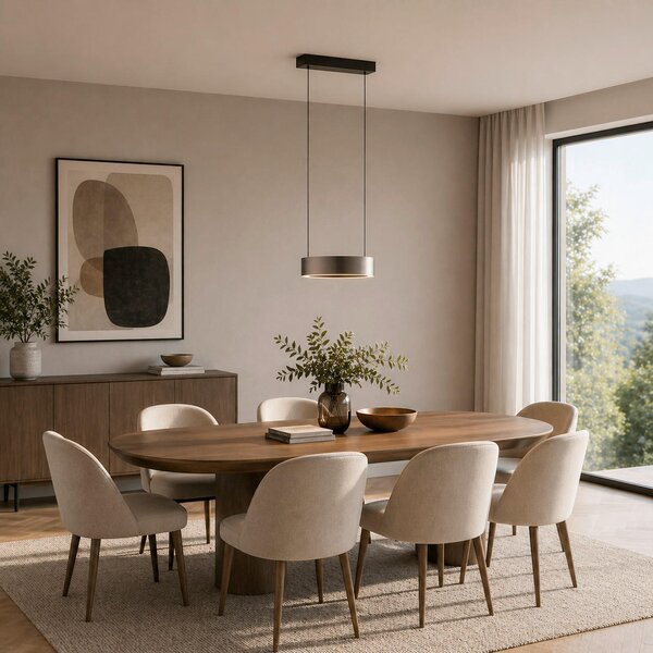 ZÁVESNÉ LED SVIETIDLO, 32/150/25 cm - Interiérové svietidlá