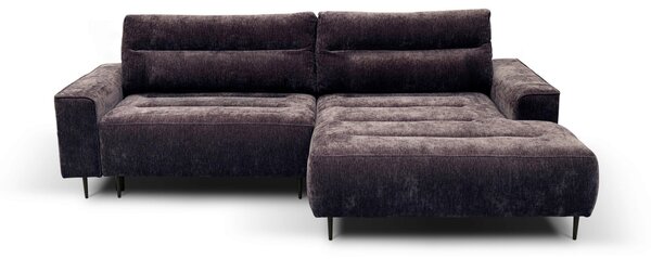 ROHOVÁ SEDAČKA, textil, černicová MID.YOU - Sedačky, Online Only