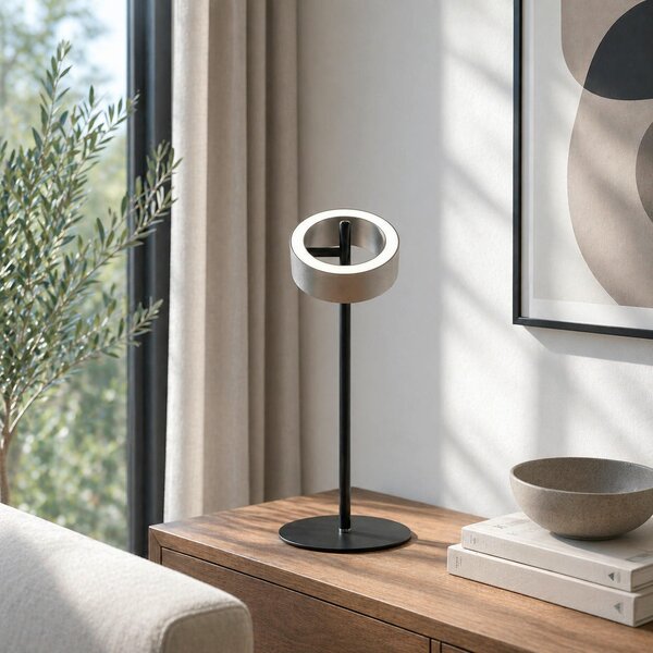 STOLNÁ LED LAMPA, dotykový stmievač, tlačidlový stmievač, 15/45 cm - Interiérové svietidlá