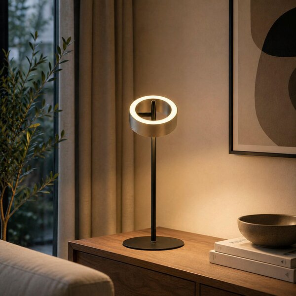 STOLNÁ LED LAMPA, dotykový stmievač, tlačidlový stmievač, 15/45 cm - Interiérové svietidlá