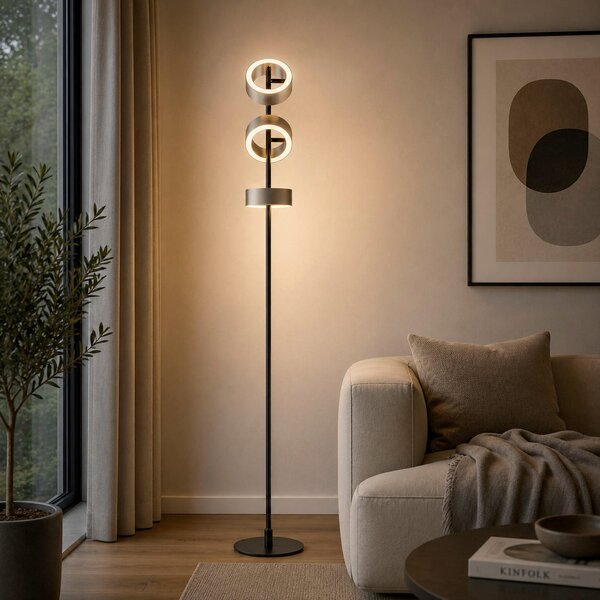 STOJACIA LED LAMPA, 15/150 cm - Interiérové svietidlá