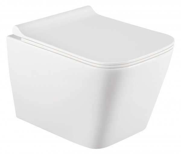 Mexen TEO Rimless závesná wc misa 51 x 34,5 cm, biela, 3385XX00