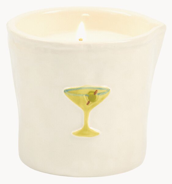 Keramická vonná sviečka Martini (Lemon, Violet)