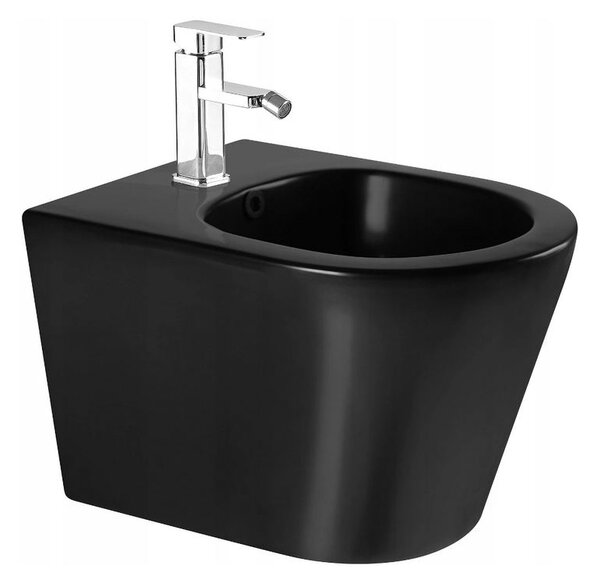 Mexen Rico závesné wc Rimless a závesný bidet, čierna matná - 35724885 + 30721085