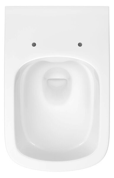 Cersanit Virgo, závesná wc misa CleanOn 56x36x37 cm s pomaly padajúcim sedátkom, biela, S701-427