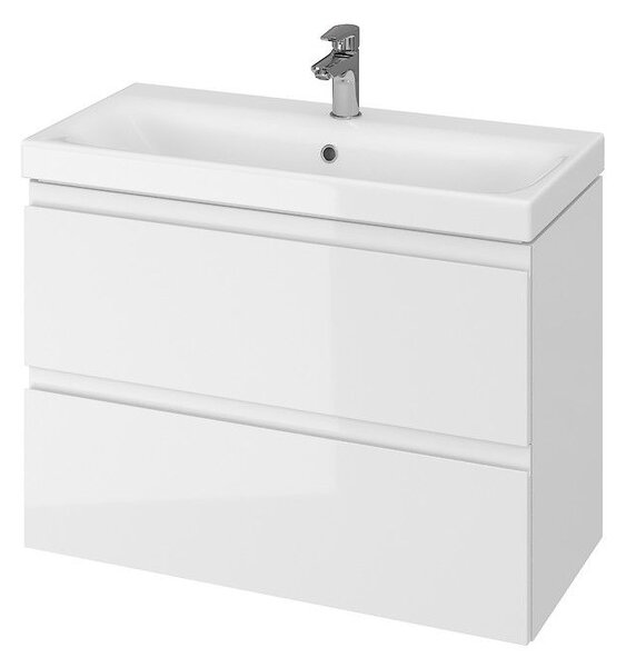 Cersanit Moduo Slim BOX skrinkové umývadlo 80x38cm, biela, K116-012
