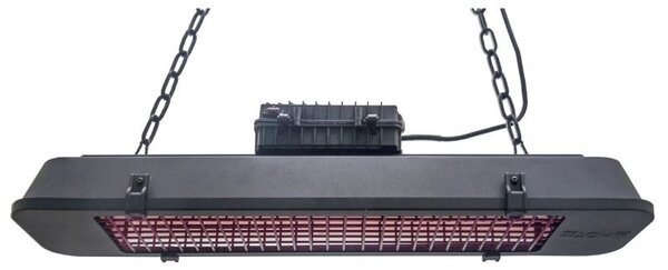 Závesný terasový infražiarič, 2500 W, čierny