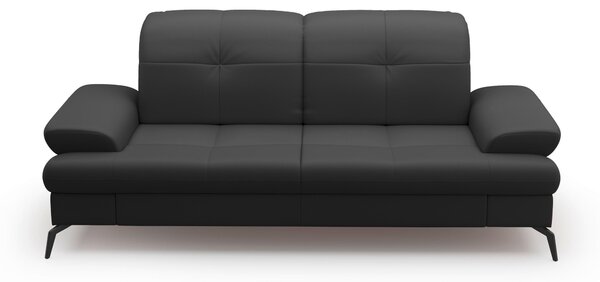 2,5-MIESTNA POHOVKA, čierna, kombinácia pravá koža/látka Sit & More - Sedačky, Online Only