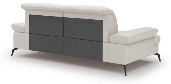 2,5-MIESTNA POHOVKA, biela, kombinácia pravá koža/látka Sit & More - Sedačky, Online Only