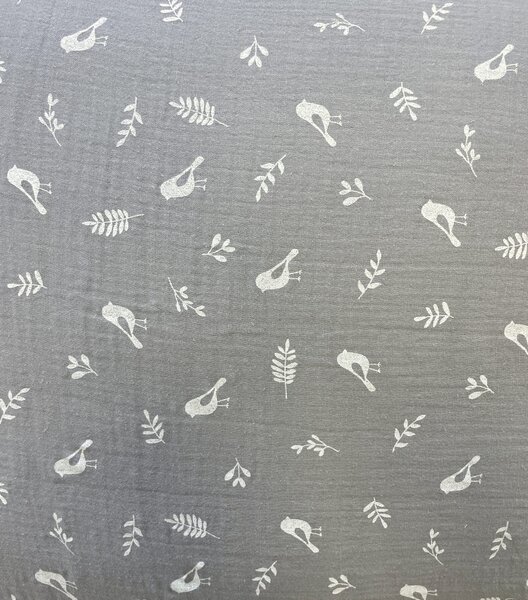 Mušelínové obliečky Bird 140x200cm+90x70cm TiaHome