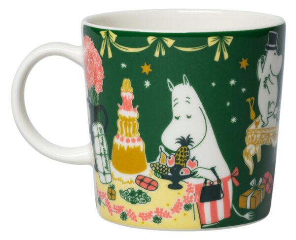 Arabia Hrnček Moomin Gift of Love 0,3l, zelený