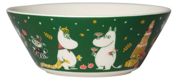 Arabia Miska Moomin Moomin Gift of Love 15cm, zelená