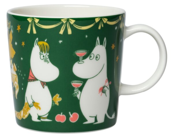 Arabia Hrnček Moomin Gift of Love 0,3l, zelený