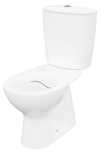 Cersanit ARTECO - WC kombi + antibakteriálne sedátko s funkciou pomalého zatvárania, vertikálny odpad, K667-074