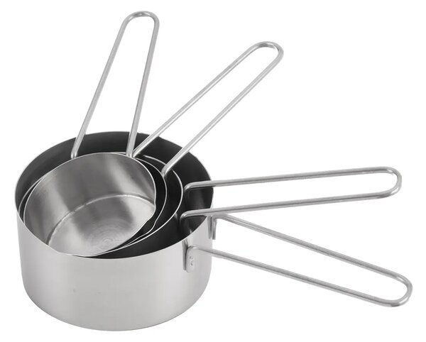 Orion Kuchynské odmerky do dóz, sada 4ks kovové, od 60ml po 250ml