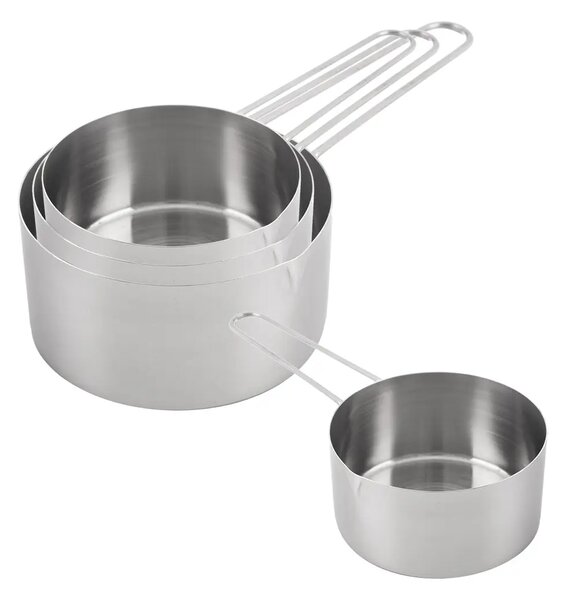 Orion Kuchynské odmerky do dóz, sada 4ks kovové, od 60ml po 250ml
