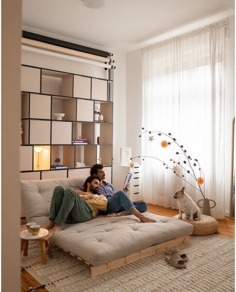 Zelená rozkladacia pohovka 140 cm Roots – Karup Design