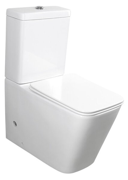 Sapho Sapho, PORTO WC kombi misa s nádržkou Rimless , spodný/zadný odpad, PC102WR