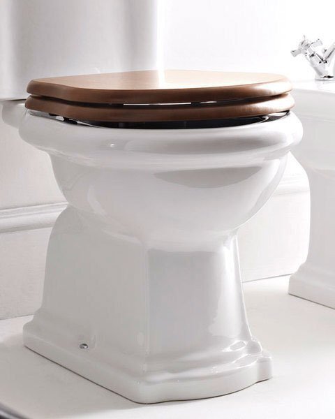 Kerasan Kerasan, RETRO WC sedátko, orech/chróm, 109040