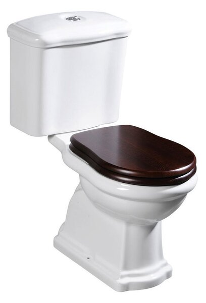 Kerasan Kerasan, RETRO WC sedátko, orech/chróm, 109040