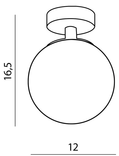 LED stropné svietidlo Tao – Biela