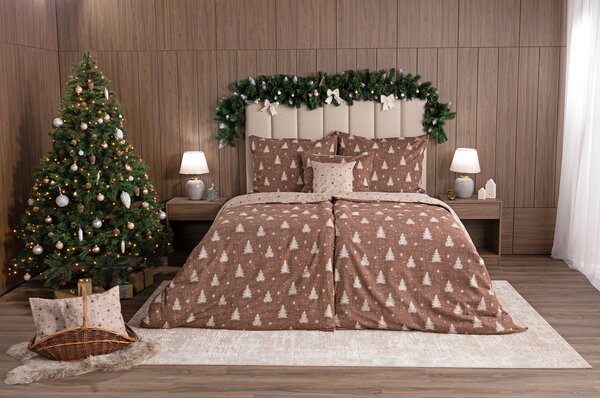 Obliečky Yule Flanel premium 1x 140/200, 1x 70/90