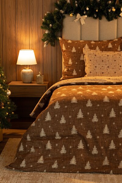 Obliečky Yule Flanel premium 1x 140/200, 1x 70/90