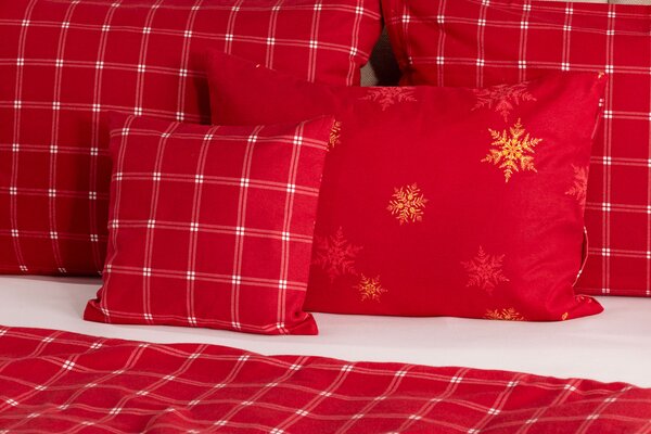 Obliečky Vánoční romance Flanel premium 1x 140/200, 1x 70/90