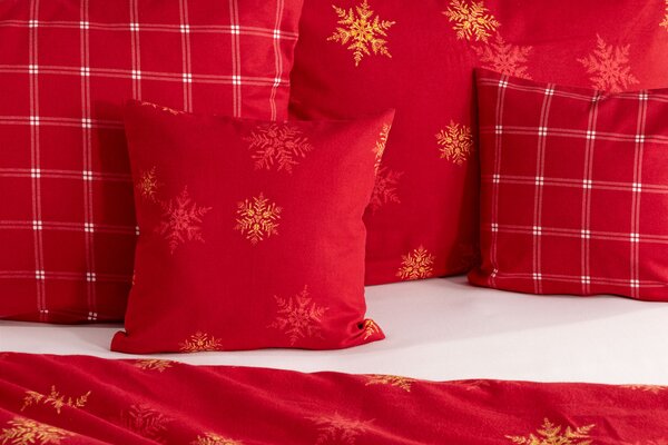 Obliečky Vánoční romance Flanel premium 1x 140/200, 1x 70/90