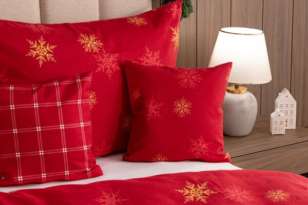 Obliečky Vánoční romance Flanel premium 1x 140/200, 1x 70/90