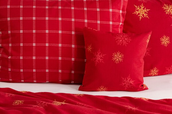 Obliečky Vánoční romance Flanel premium 1x 140/200, 1x 70/90