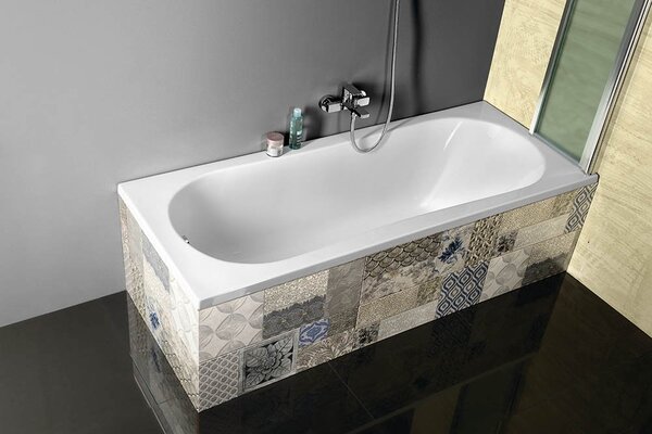 Aqualine Aqualine, JIZERA vaňa 170x70x39cm bez nožičiek, biela, G1770